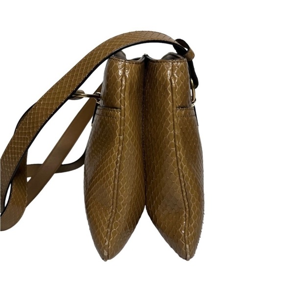 GUCCI ARLI PYTHON TOP HANDLE BAG W/ DUST BAG - Picture 9 of 14